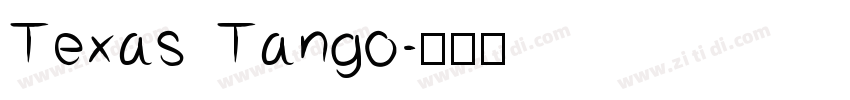 Texas Tango字体转换